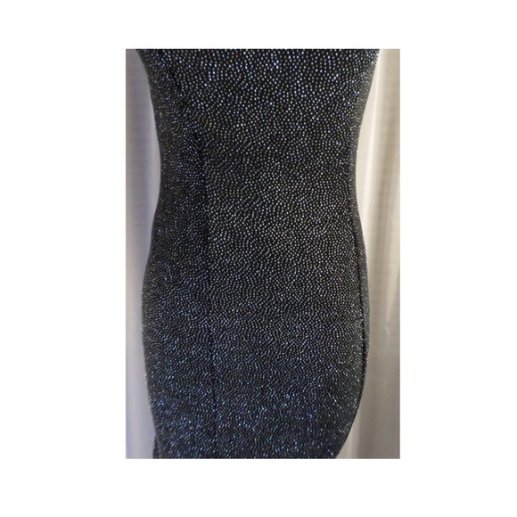 Long Black Gown Dress Dexy Low Back Size 10 Formal - Picture 5 of 8